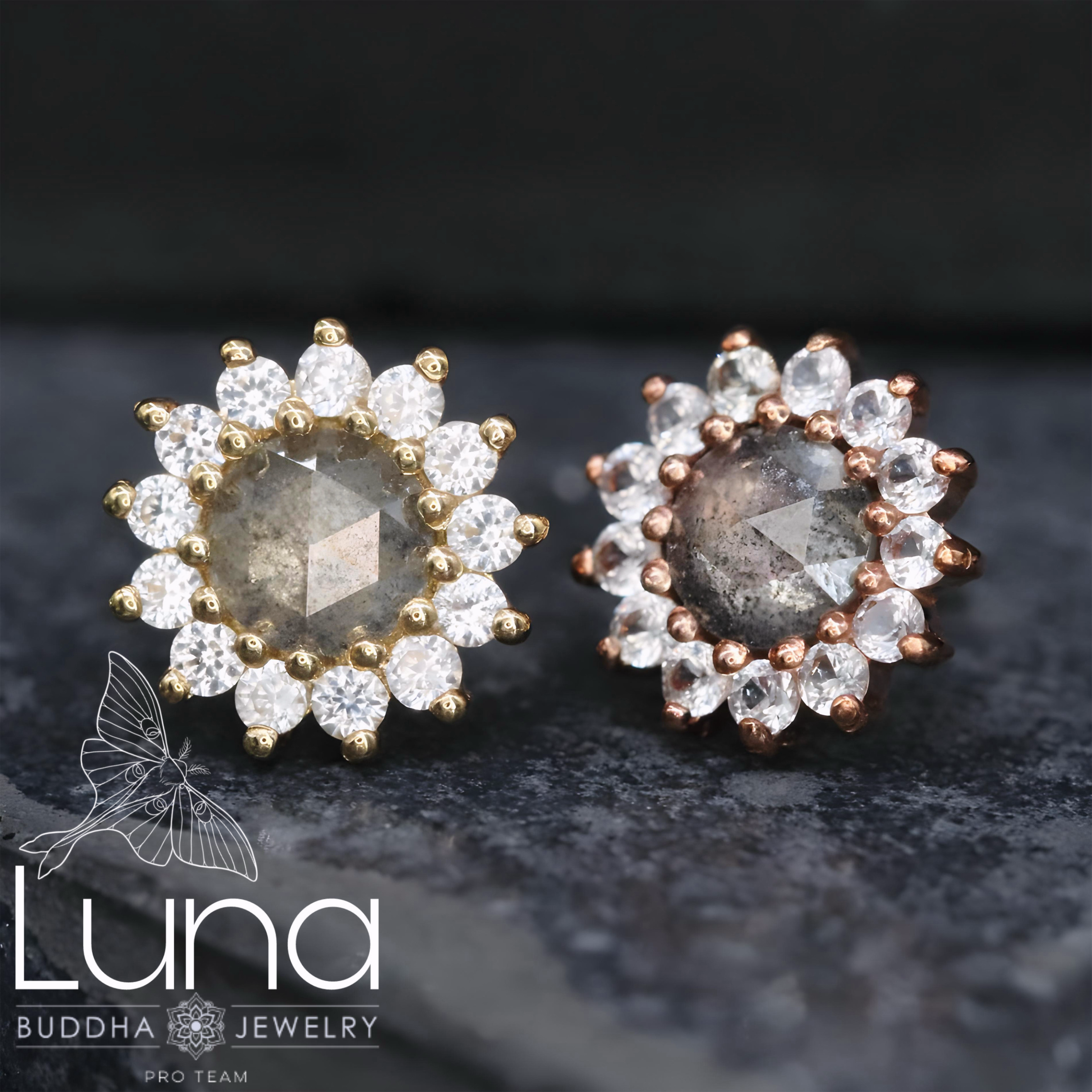 quip queint｜moon stud pierce ピアス 月モチーフ スタッド